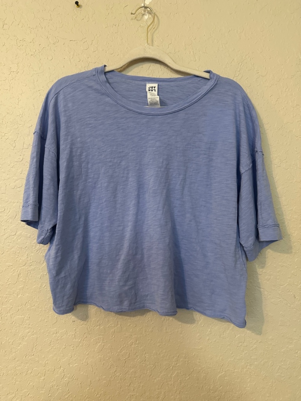 JoyLab Light blue  Boxy Short Sleeve Tee NWT 5
